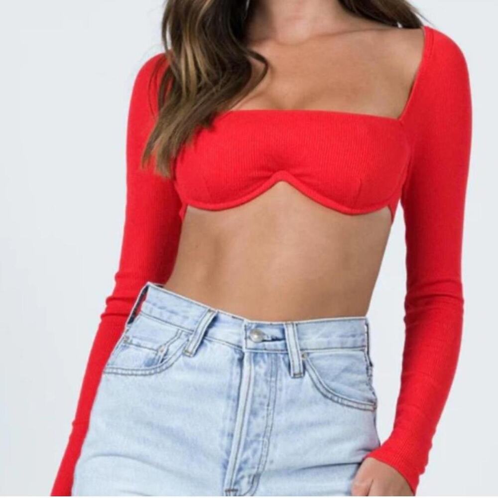 Princess polly red long sleeve